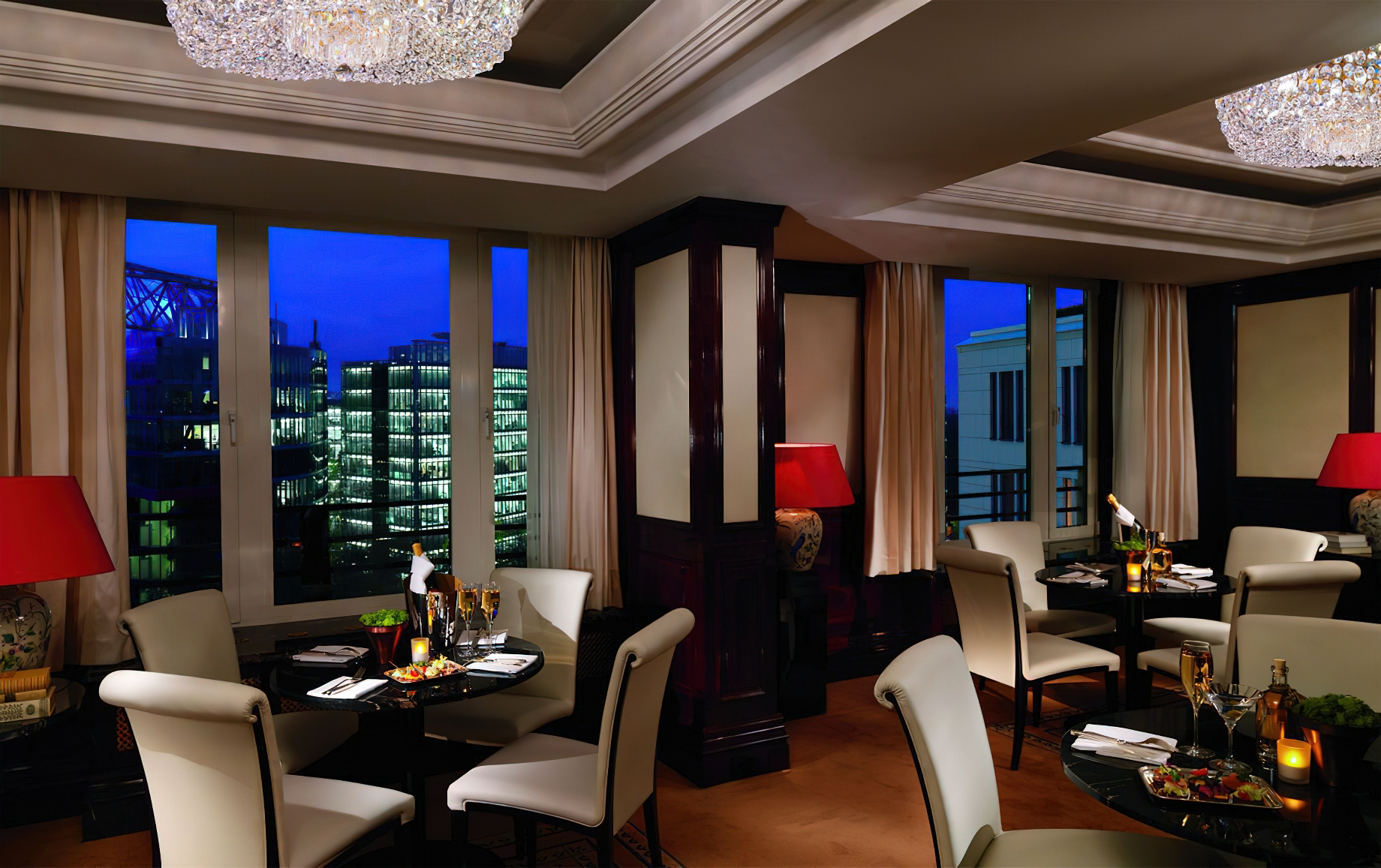 The Ritz-Carlton, Berlin Hotel – Berlin, Germany – Club Lounge Night