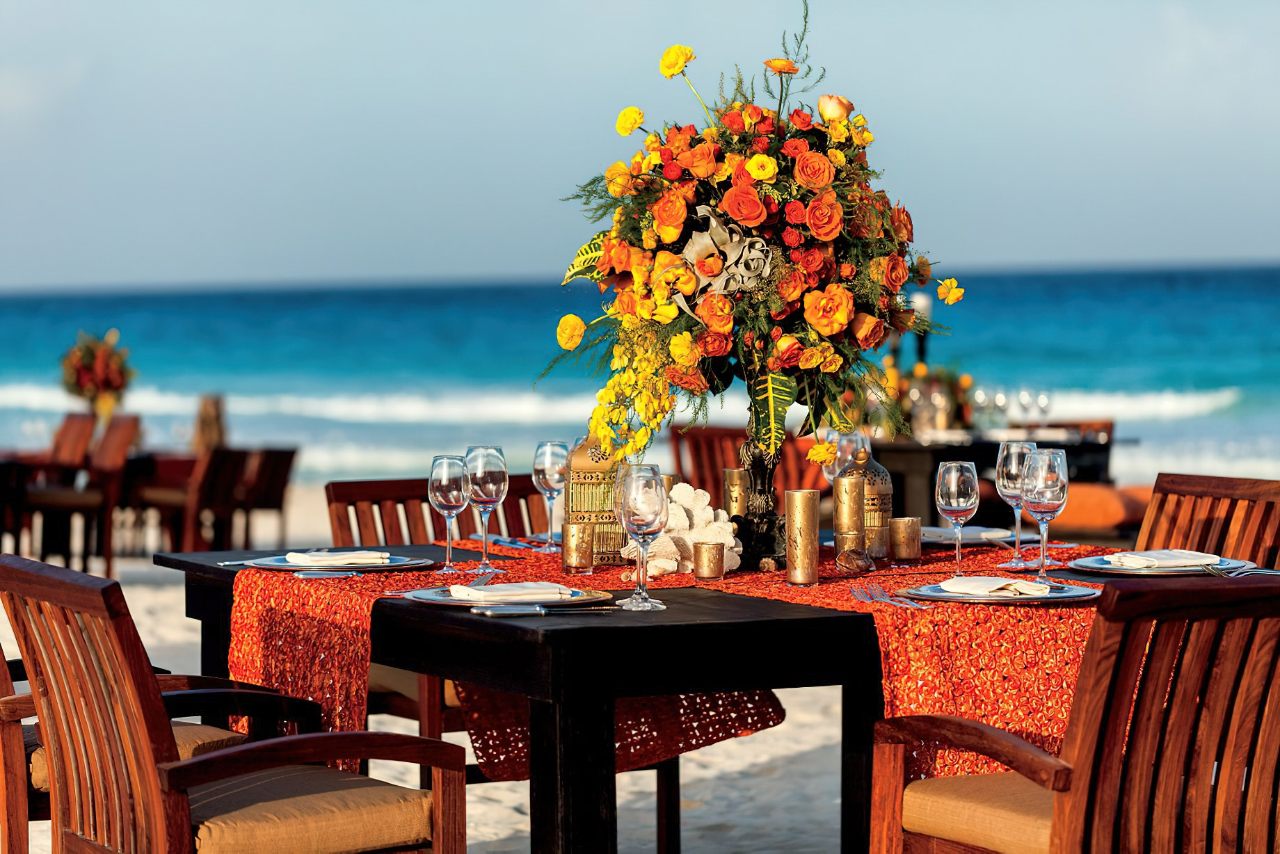 The Ritz-Carlton, Cancun Resort – Cancun, Mexico – Beach Dining