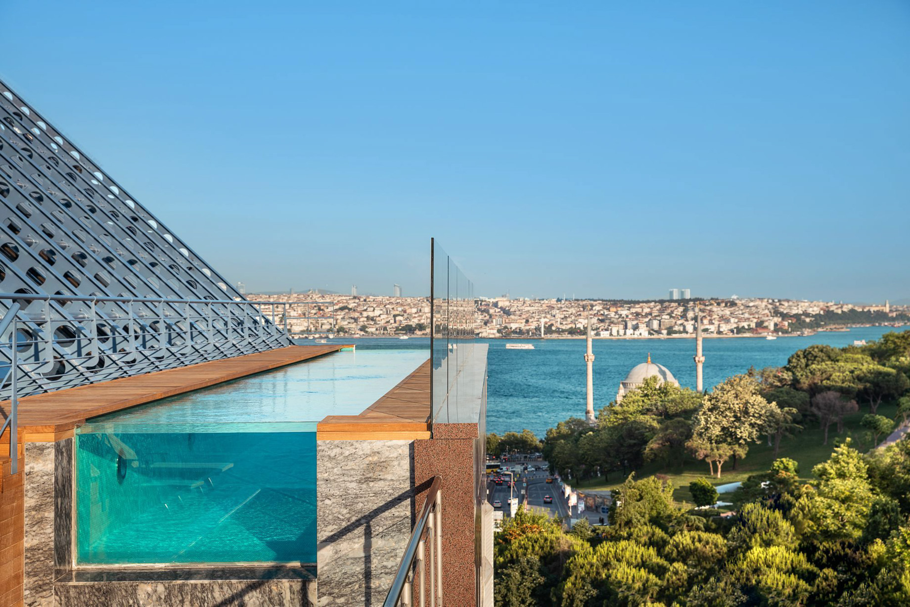 The Ritz-Carlton, Istanbul Hotel – Istanbul, Turkey – Outdoor Infinity Pool