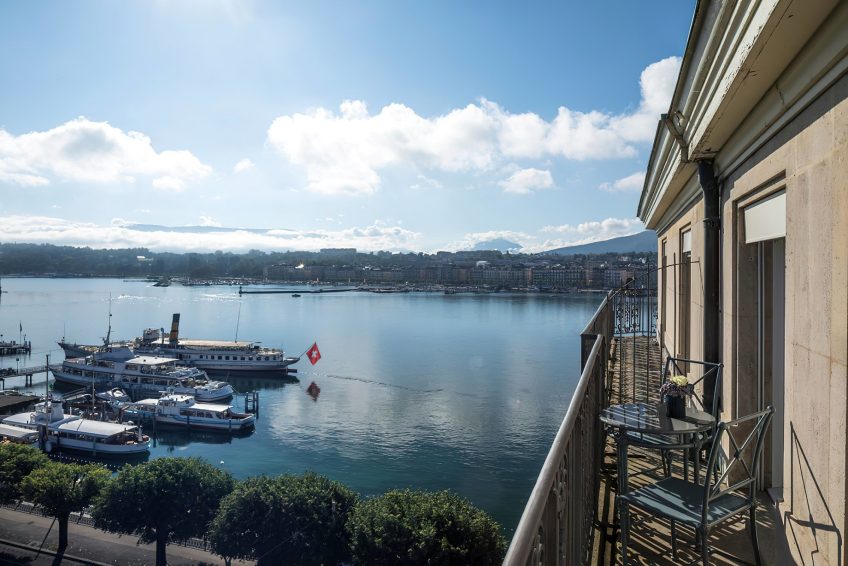 The Ritz-Carlton Hotel de la Paix, Geneva - Geneva, Switzerland - Deluxe Lake View Room Balcony