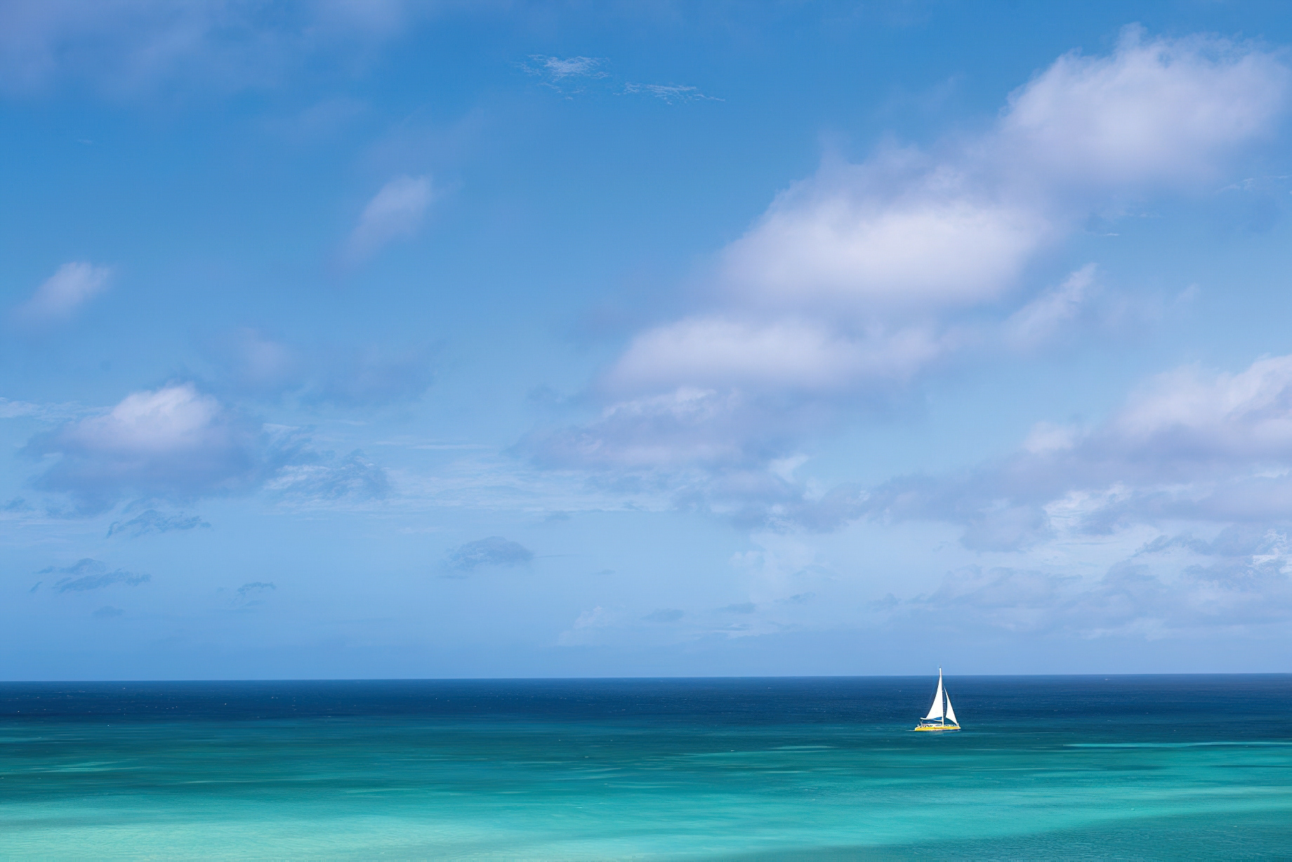 The Ritz-Carlton, Aruba Resort – Palm Beach, Aruba – Ocean Sailboat