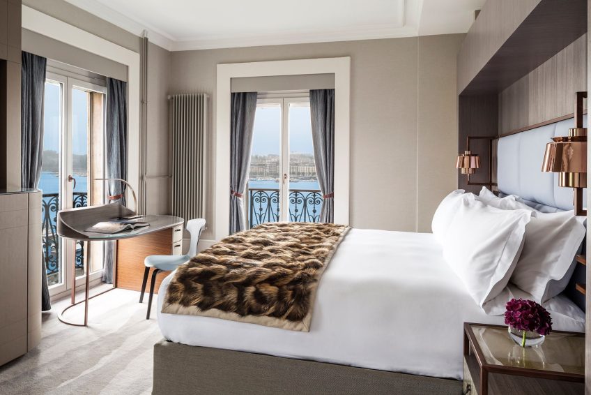 The Ritz-Carlton Hotel de la Paix, Geneva - Geneva, Switzerland - Lake Front Suite Bedroom