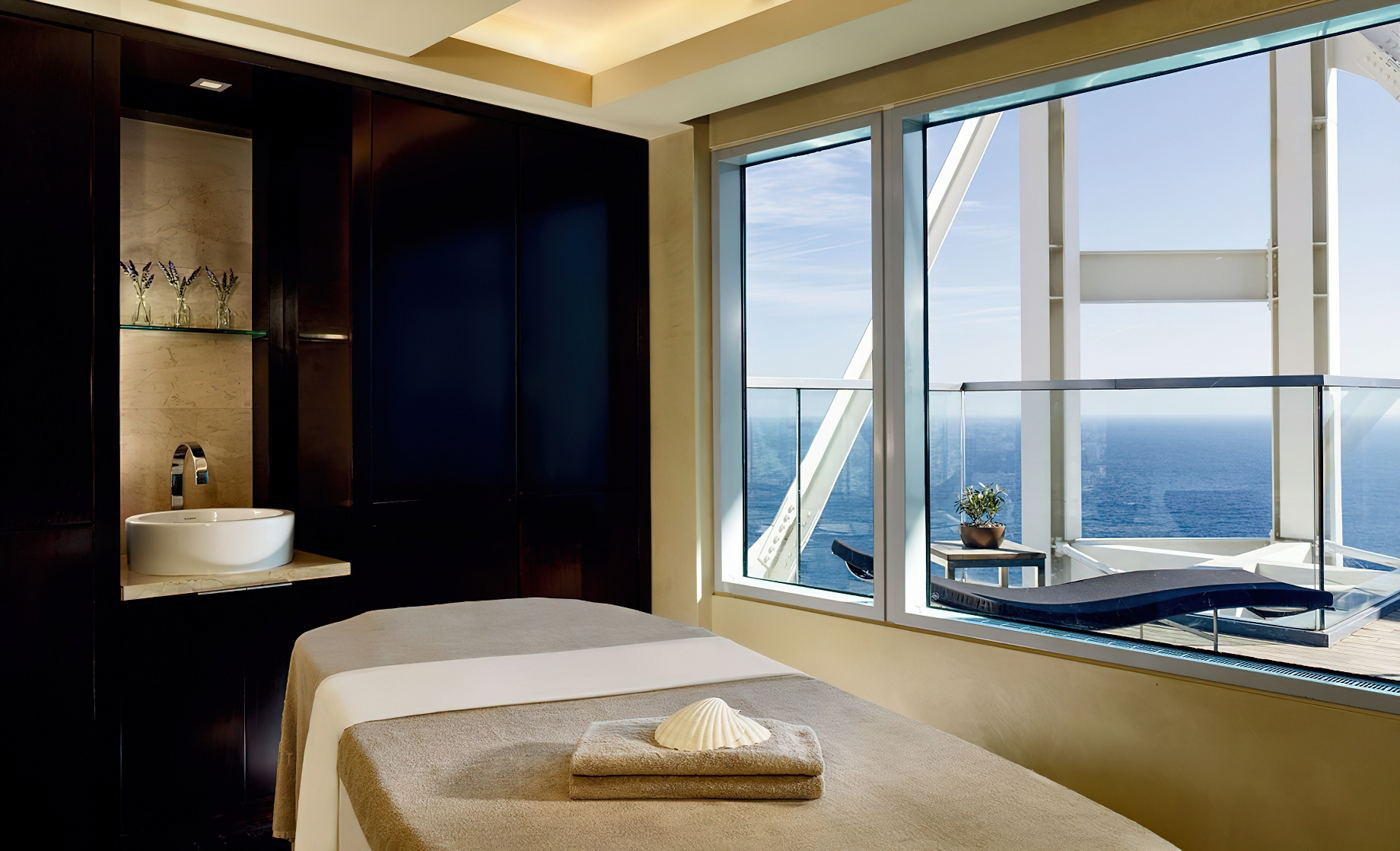 Hotel Arts Barcelona Ritz-Carlton - Barcelona, Spain - Spa Treatment Table