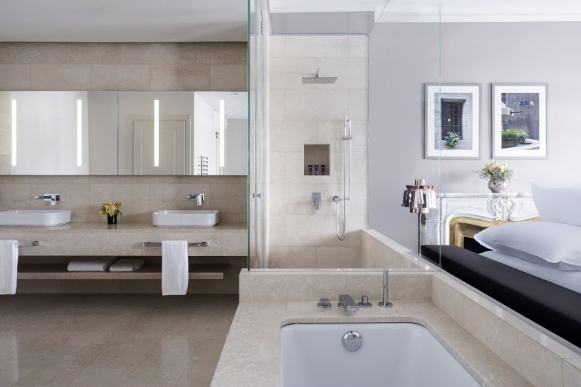 The Ritz-Carlton Hotel de la Paix, Geneva - Geneva, Switzerland - Premium Lake Front Room Bathroom