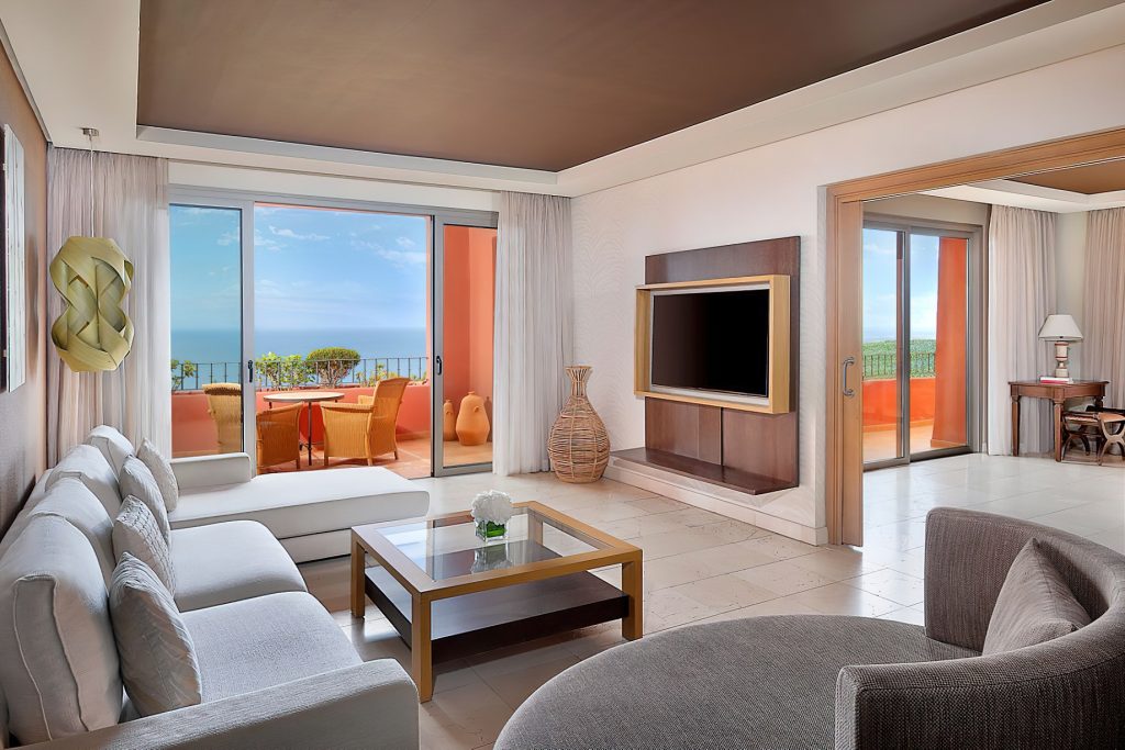The Ritz-Carlton, Abama Resort - Santa Cruz de Tenerife, Spain - Citadel One Bedroom Suite Living Room