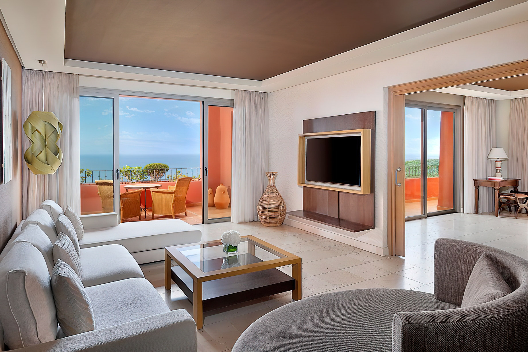 The Ritz-Carlton, Abama Resort - Santa Cruz de Tenerife, Spain - Citadel One Bedroom Suite Living Room