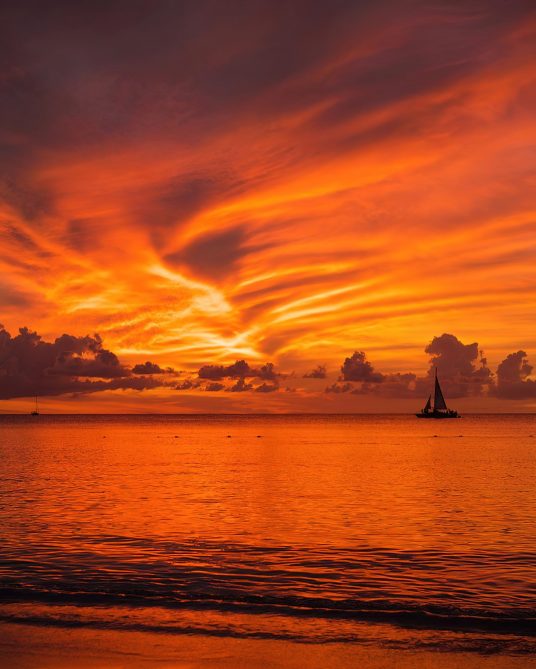 The Ritz-Carlton, Aruba Resort - Palm Beach, Aruba - Ocean Sunset