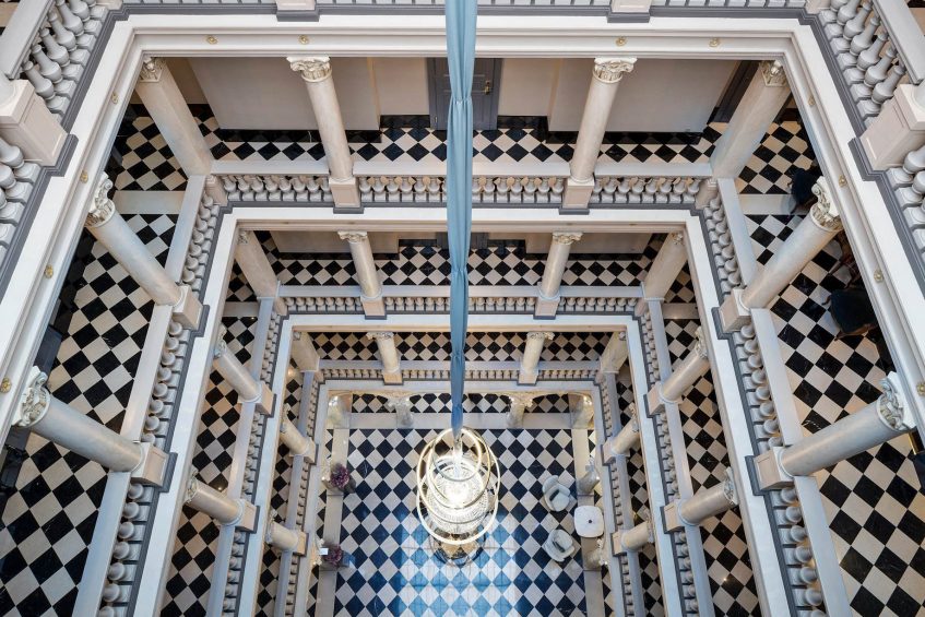 The Ritz-Carlton Hotel de la Paix, Geneva - Geneva, Switzerland - Atrium Chandelier