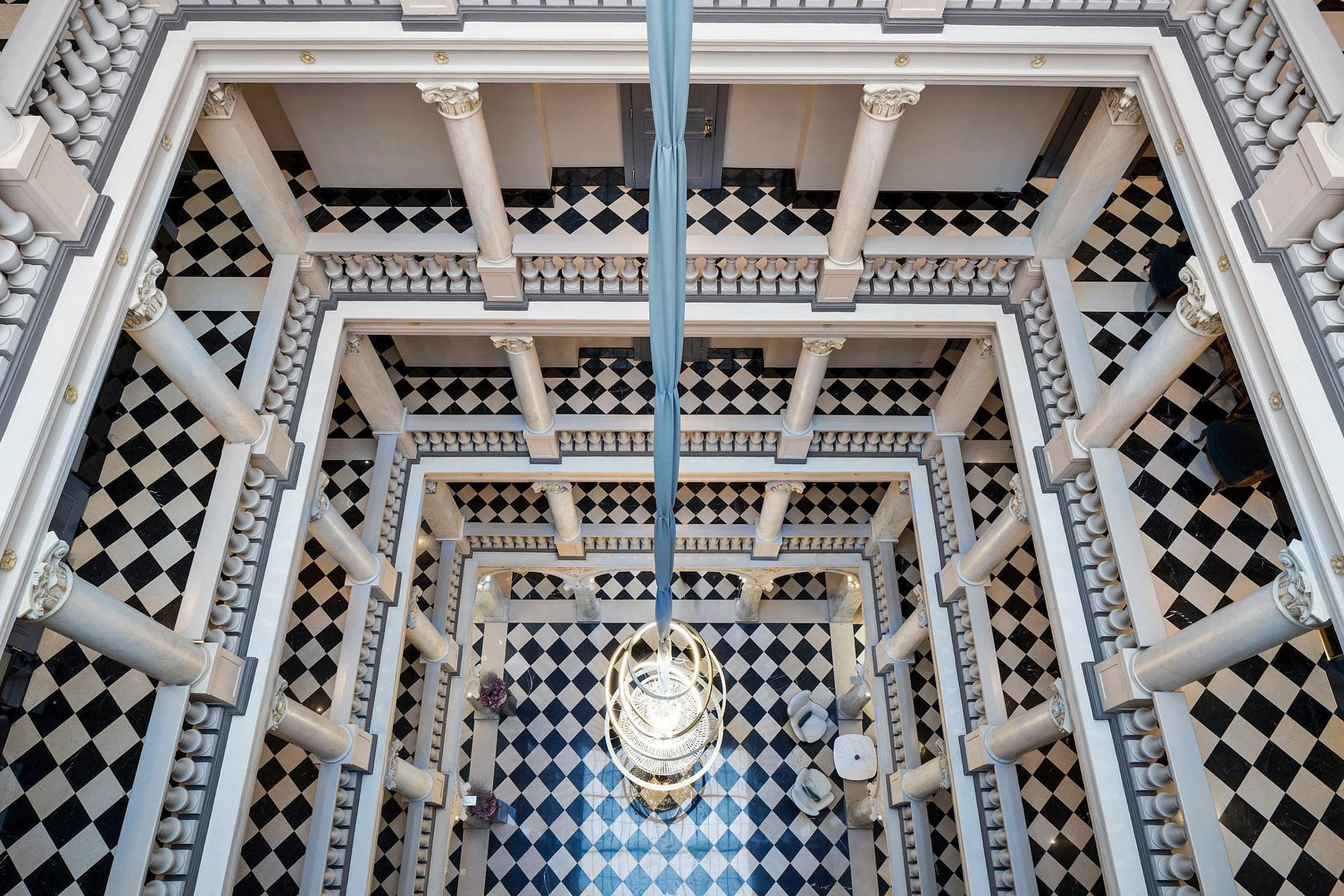 The Ritz-Carlton Hotel de la Paix, Geneva – Geneva, Switzerland – Atrium Chandelier