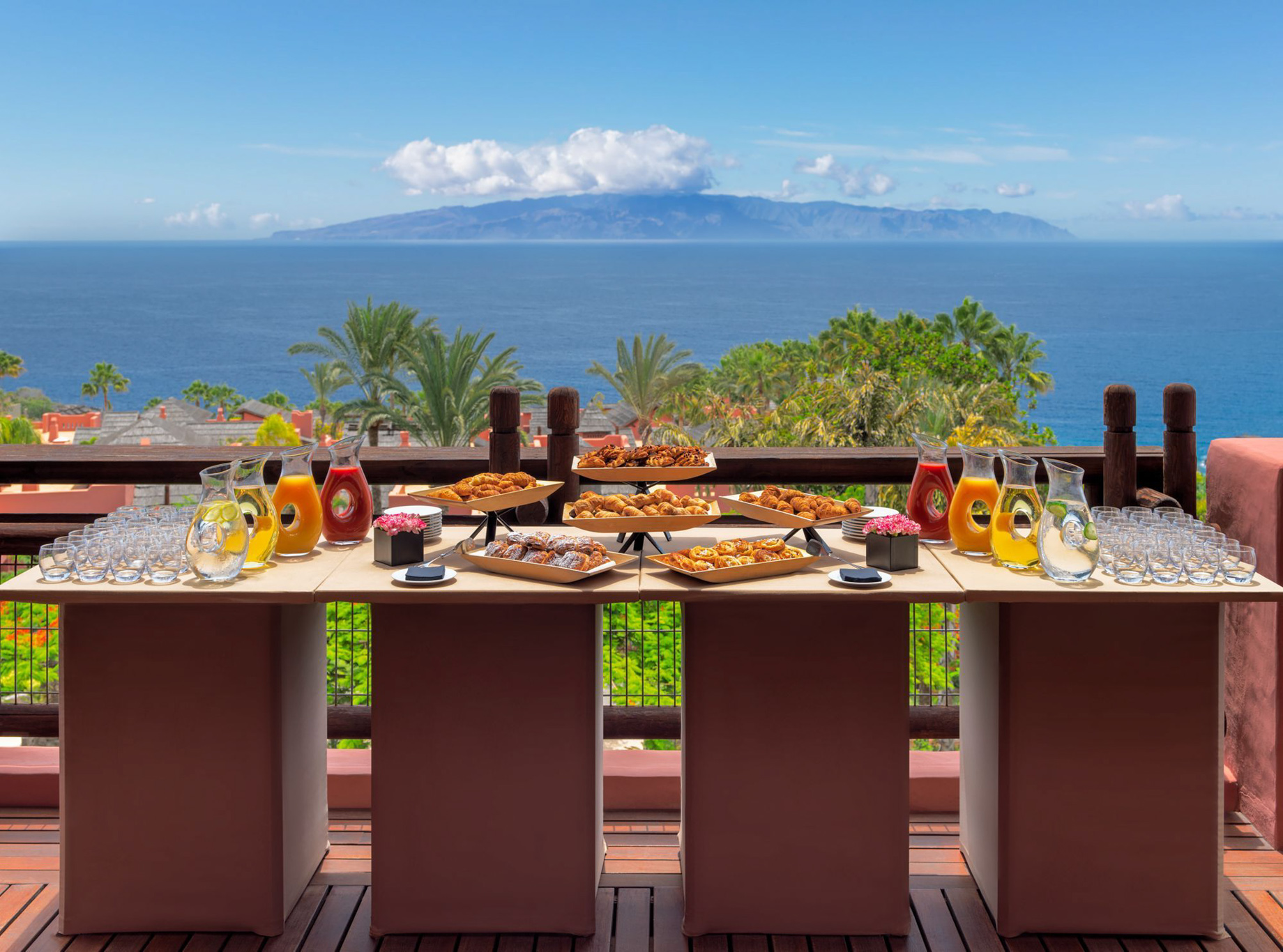 The Ritz-Carlton, Abama Resort – Santa Cruz de Tenerife, Spain – Outdoor Coffee Break Station