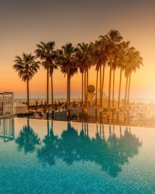 Hotel Arts Barcelona Ritz-Carlton - Barcelona, Spain - Infinity Pool Sunset