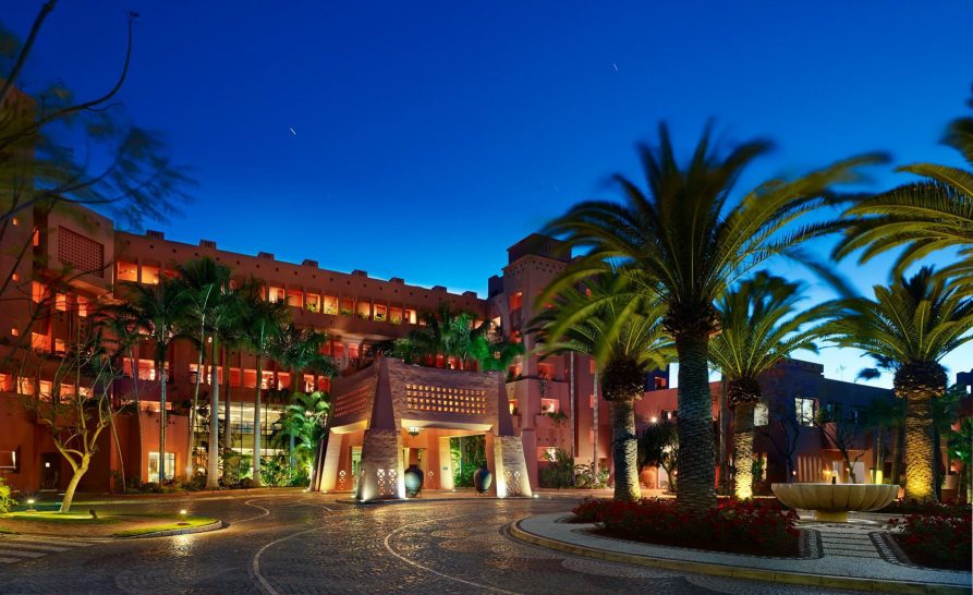 The Ritz-Carlton, Abama Resort - Santa Cruz de Tenerife, Spain - Hotel Front Entrance Night