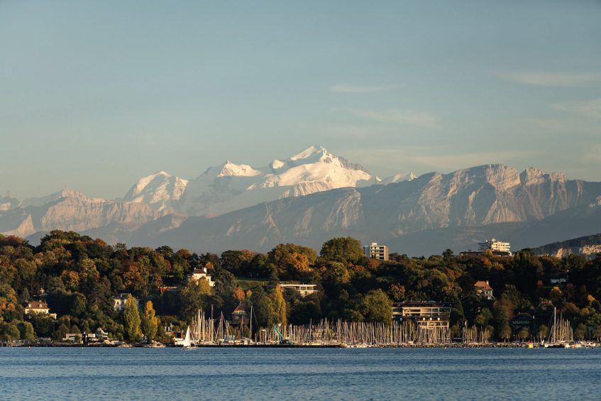 The Ritz-Carlton Hotel de la Paix, Geneva - Geneva, Switzerland - Lake Mountain View