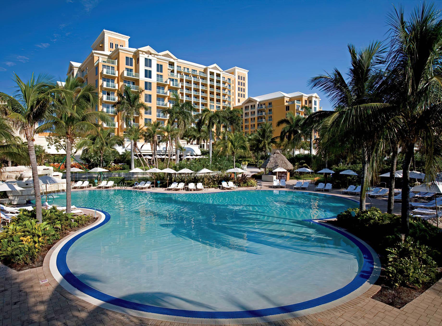 The Ritz-Carlton Key Biscayne, Miami Hotel – Miami, FL, USA – Exterior Pool View