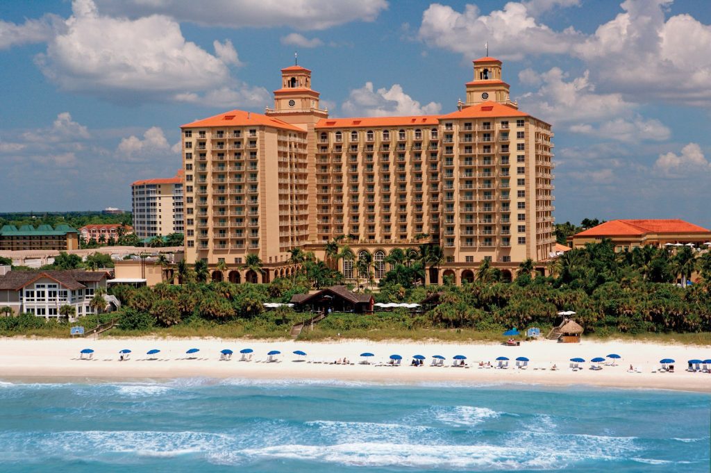 The Ritz-Carlton, Naples Resort - Naples, FL, USA - Aerial Beach View