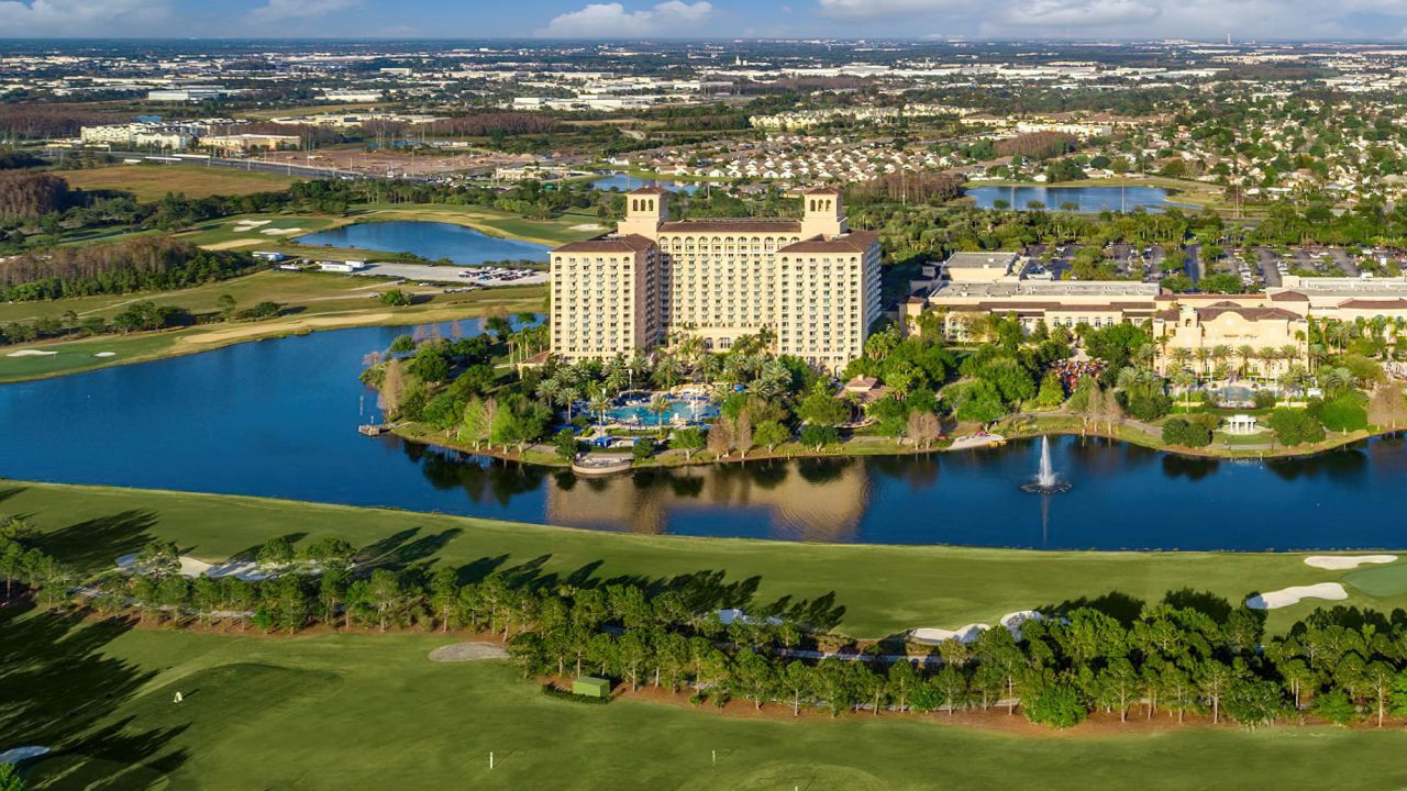 The Ritz-Carlton Orlando, Grande Lakes Resort - Orlando, FL, USA - Exterior Aerial