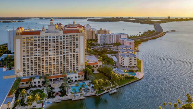 The Ritz-Carlton, Sarasota Hotel - Sarasota, FL, USA - Hotel Aerial View