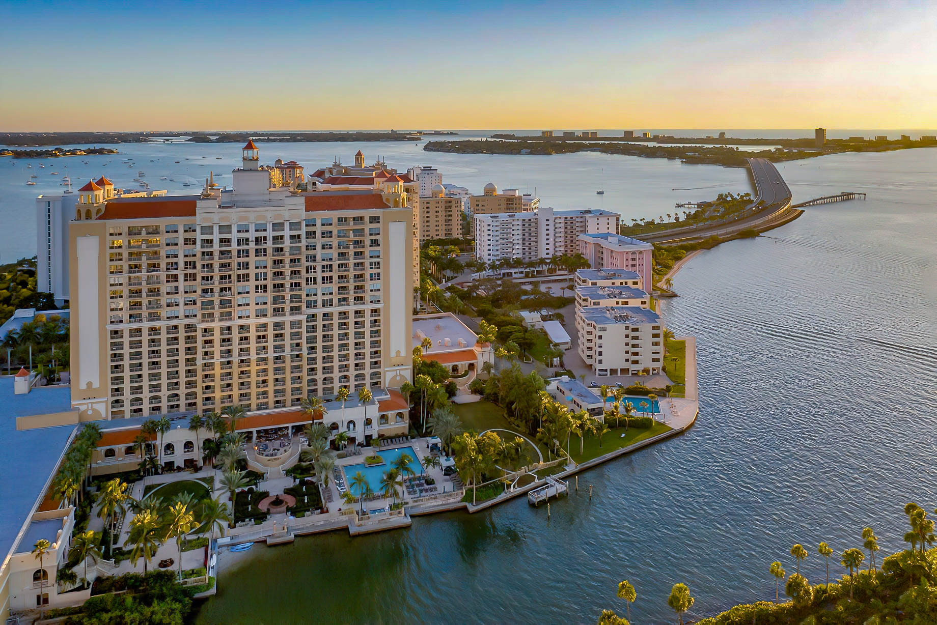 The Ritz-Carlton, Sarasota Hotel - Sarasota, FL, USA - Hotel Aerial View