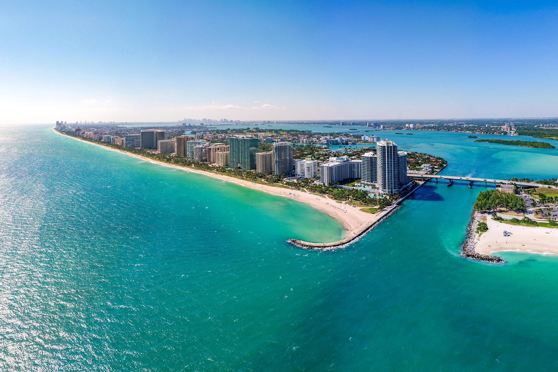 The Ritz-Carlton Bal Harbour, Miami Resort - Bal Harbour, FL, USA - Exterior Aerial Beach View