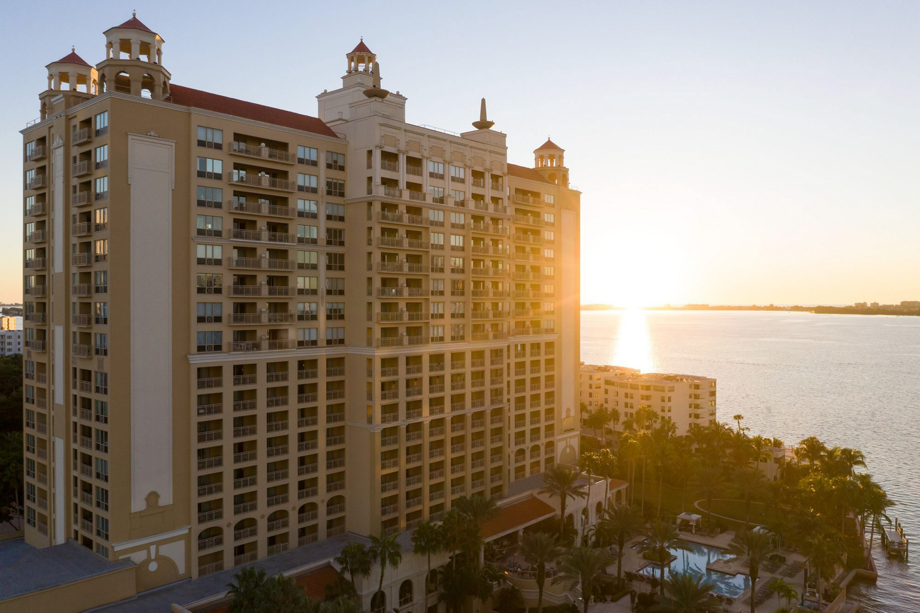 The Ritz-Carlton, Sarasota Hotel – Sarasota, FL, USA – Exterior Aerial View