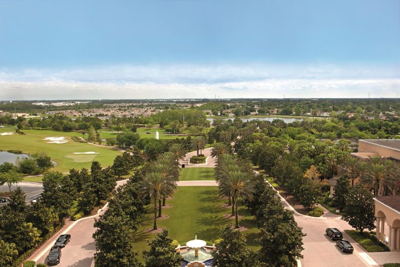 The Ritz-Carlton Orlando, Grande Lakes Resort - Orlando, FL, USA - Arrival Aerial View