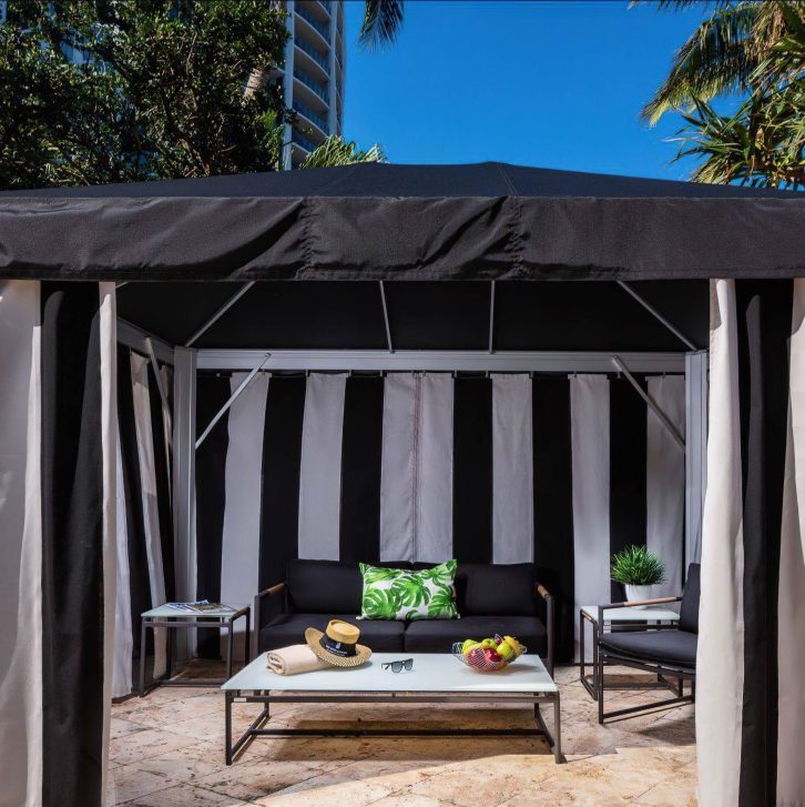 The Ritz-Carlton Coconut Grove, Miami Hotel - Miami, FL, USA - Exterior Pool Deck Cabana