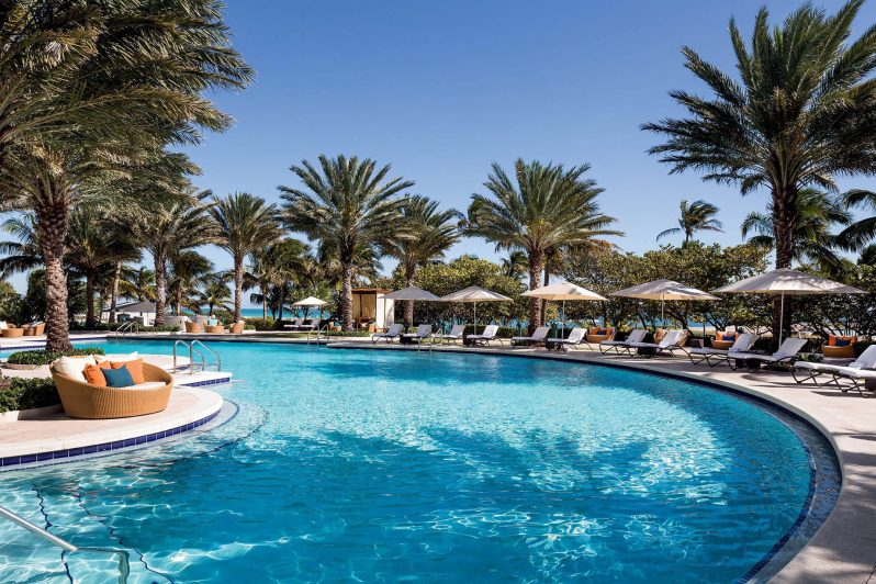 The Ritz-Carlton Bal Harbour, Miami Resort - Bal Harbour, FL, USA - Pool Deck