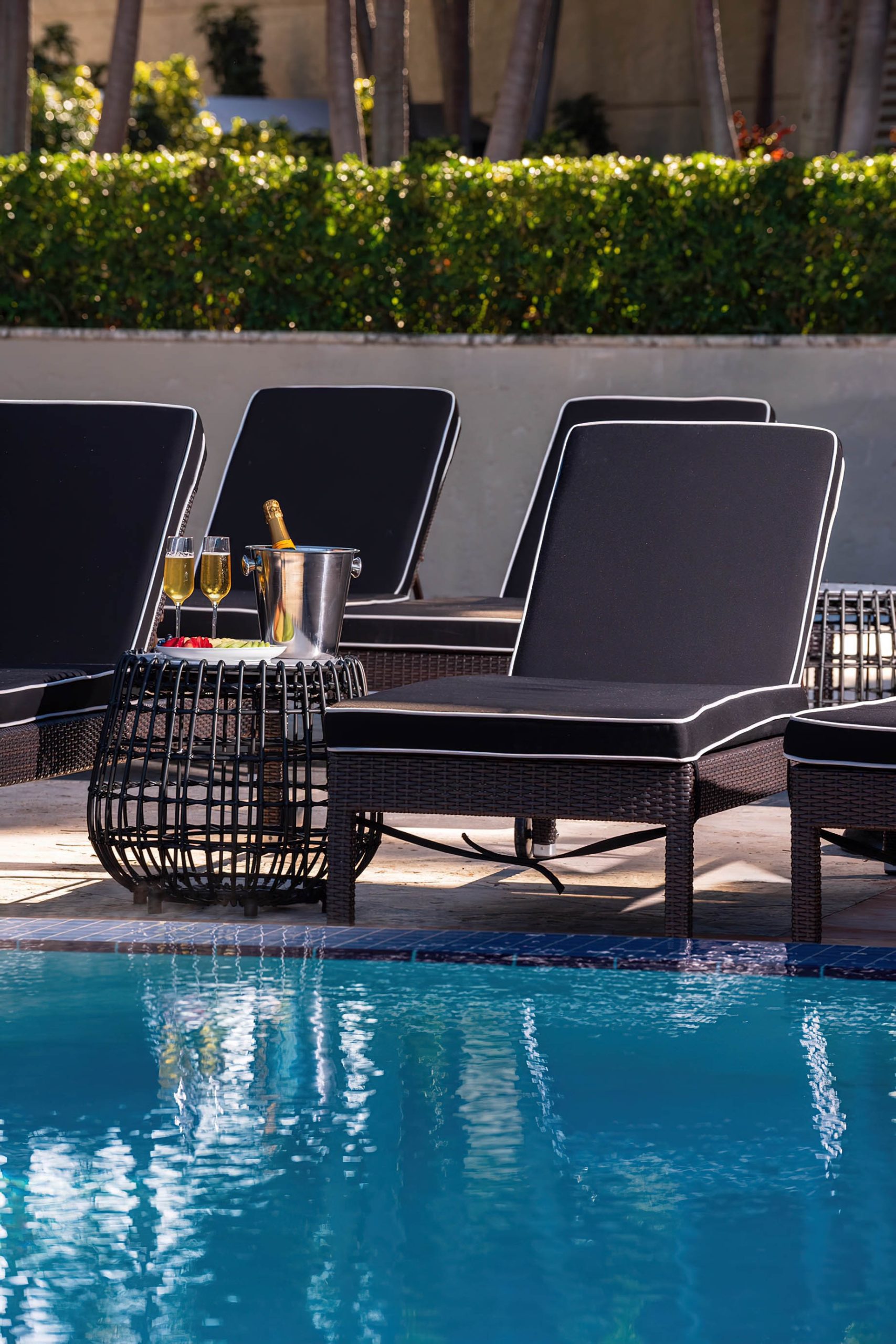 The Ritz-Carlton Coconut Grove, Miami Hotel – Miami, FL, USA – Exterior Pool Deck Chairs