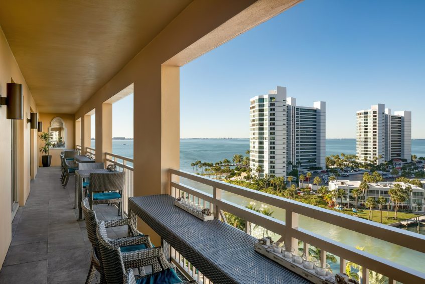 The Ritz-Carlton, Sarasota Hotel - Sarasota, FL, USA - Club Lounge Balcony
