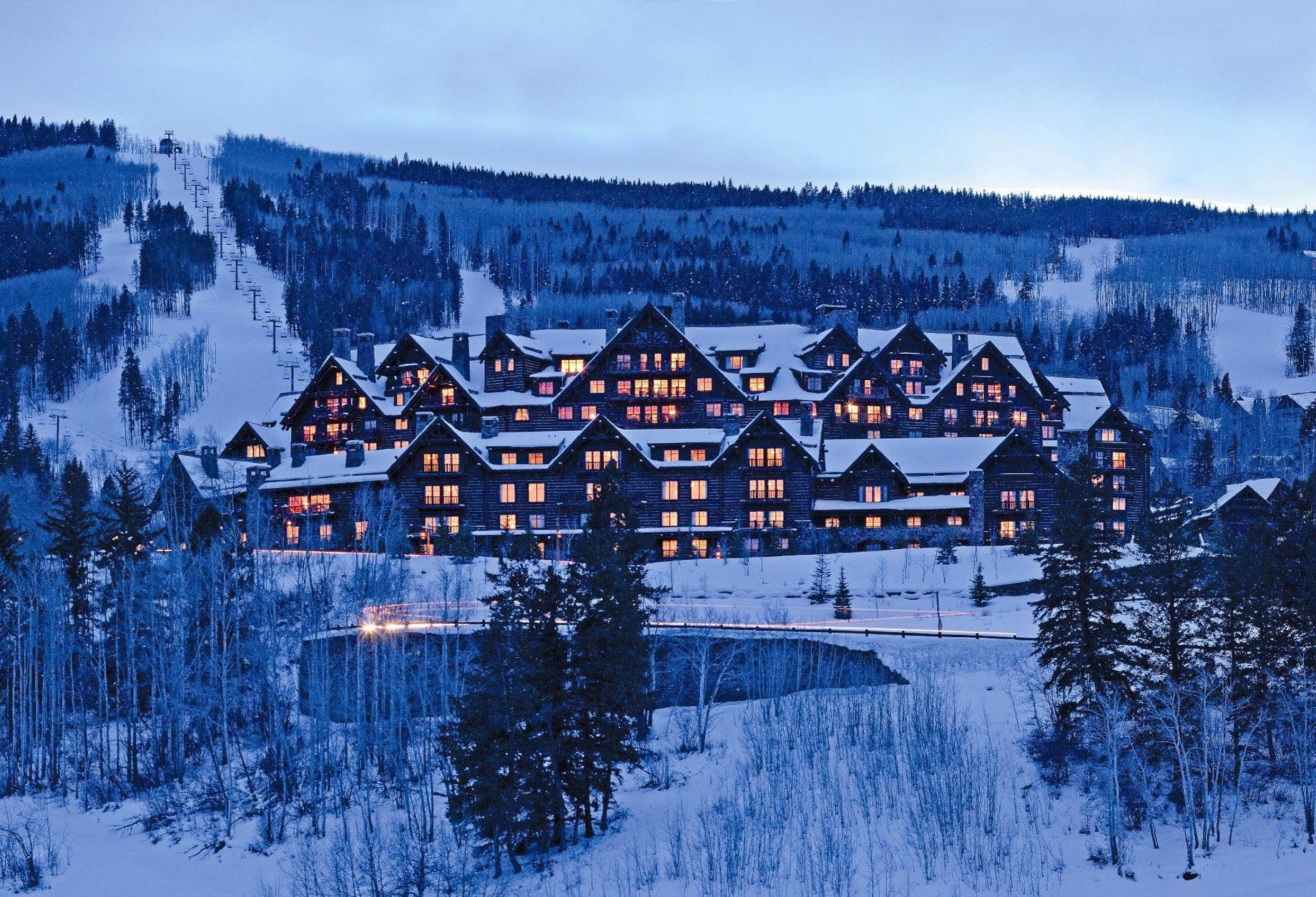 The Ritz-Carlton, Bachelor Gulch Resort – Avon, CO, USA – Resort Mountain View Winter