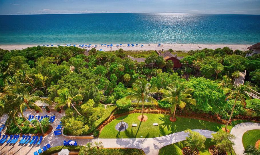The Ritz-Carlton, Naples Resort - Naples, FL, USA - Property Beach View Aerial