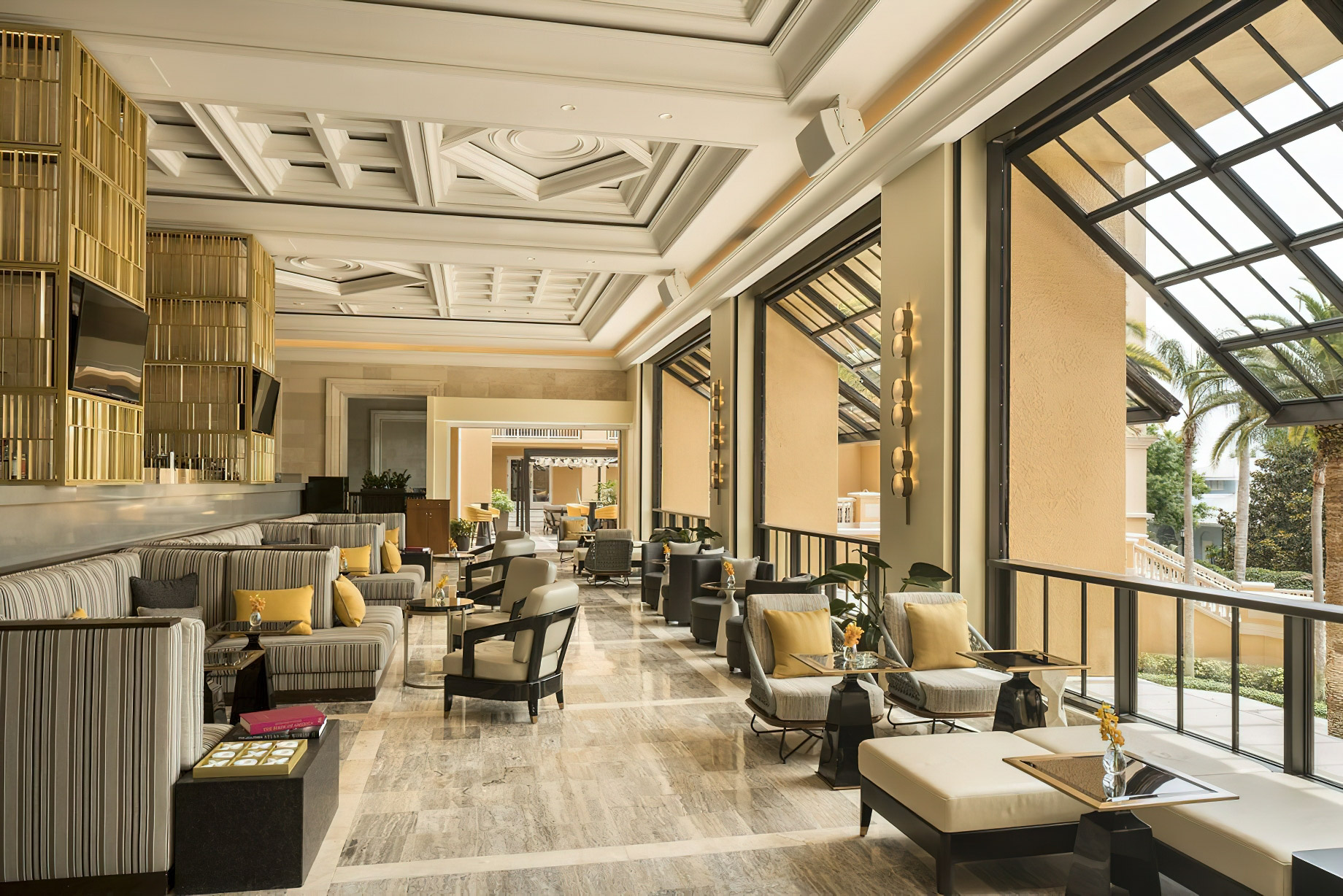The Ritz-Carlton Orlando, Grande Lakes Resort – Orlando, FL, USA – Lobby Lounge Sundeck