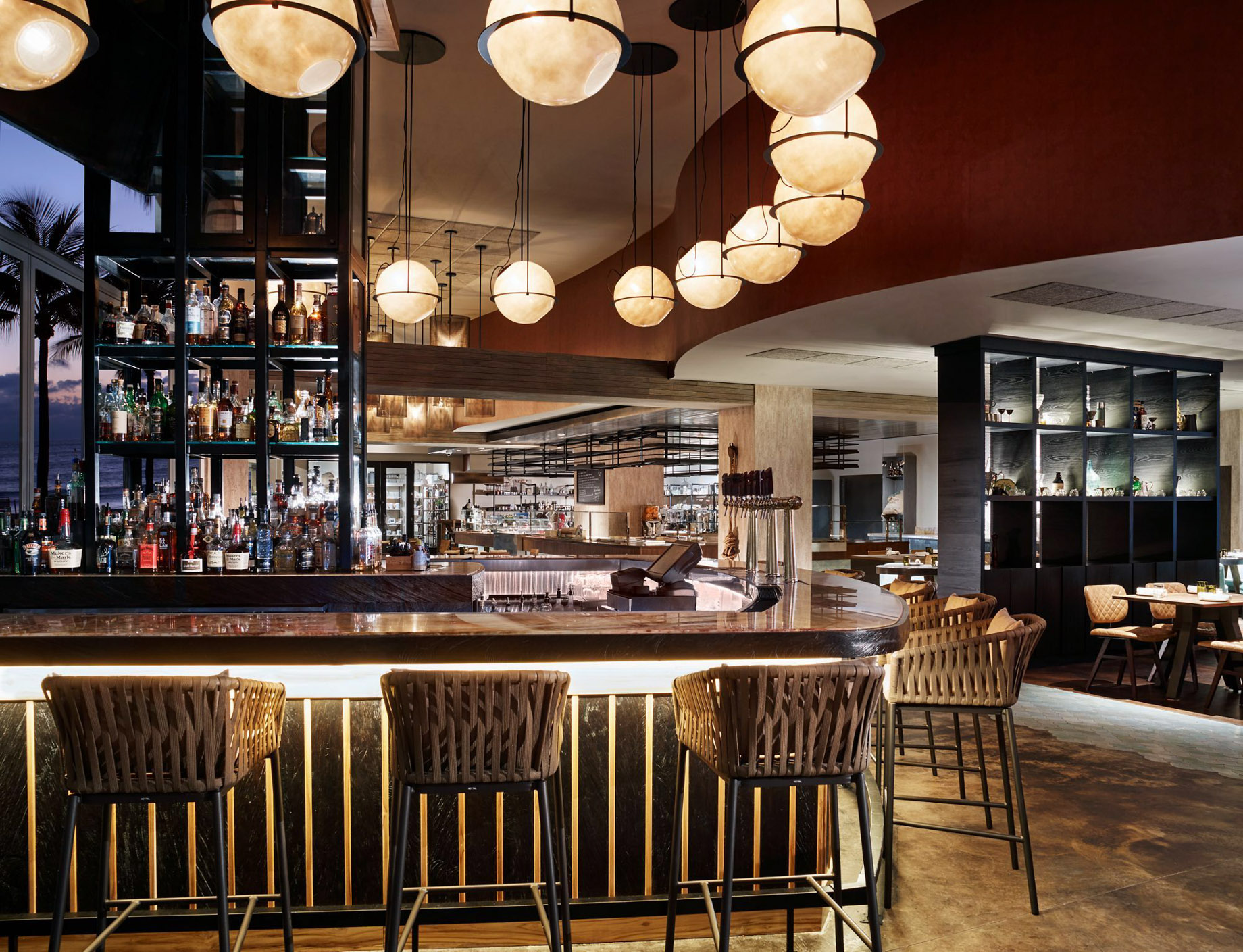 The Ritz-Carlton, Fort Lauderdale Hotel – Fort Lauderdale, FL, USA – Burlock Coast Restaurant Bar