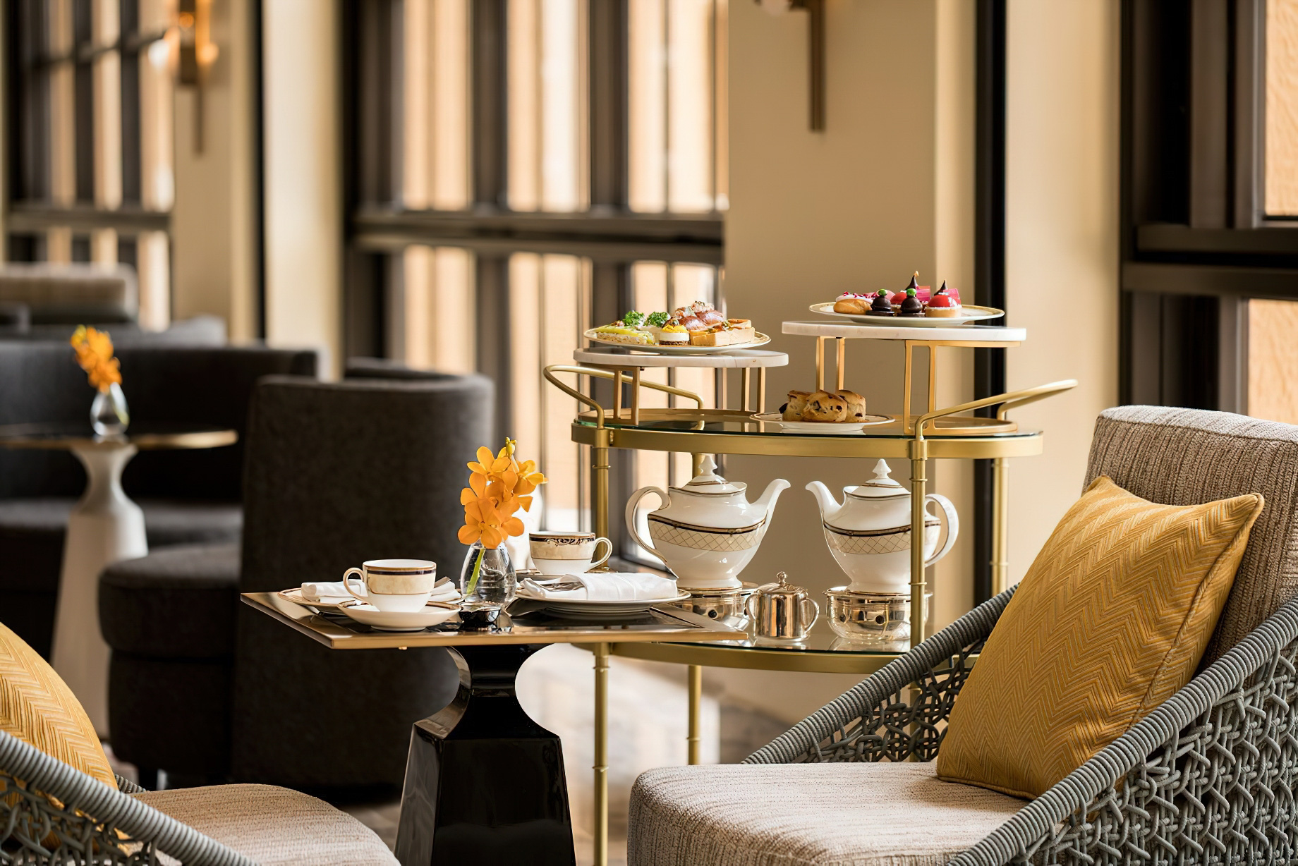The Ritz-Carlton Orlando, Grande Lakes Resort – Orlando, FL, USA – Lobby Lounge Tea