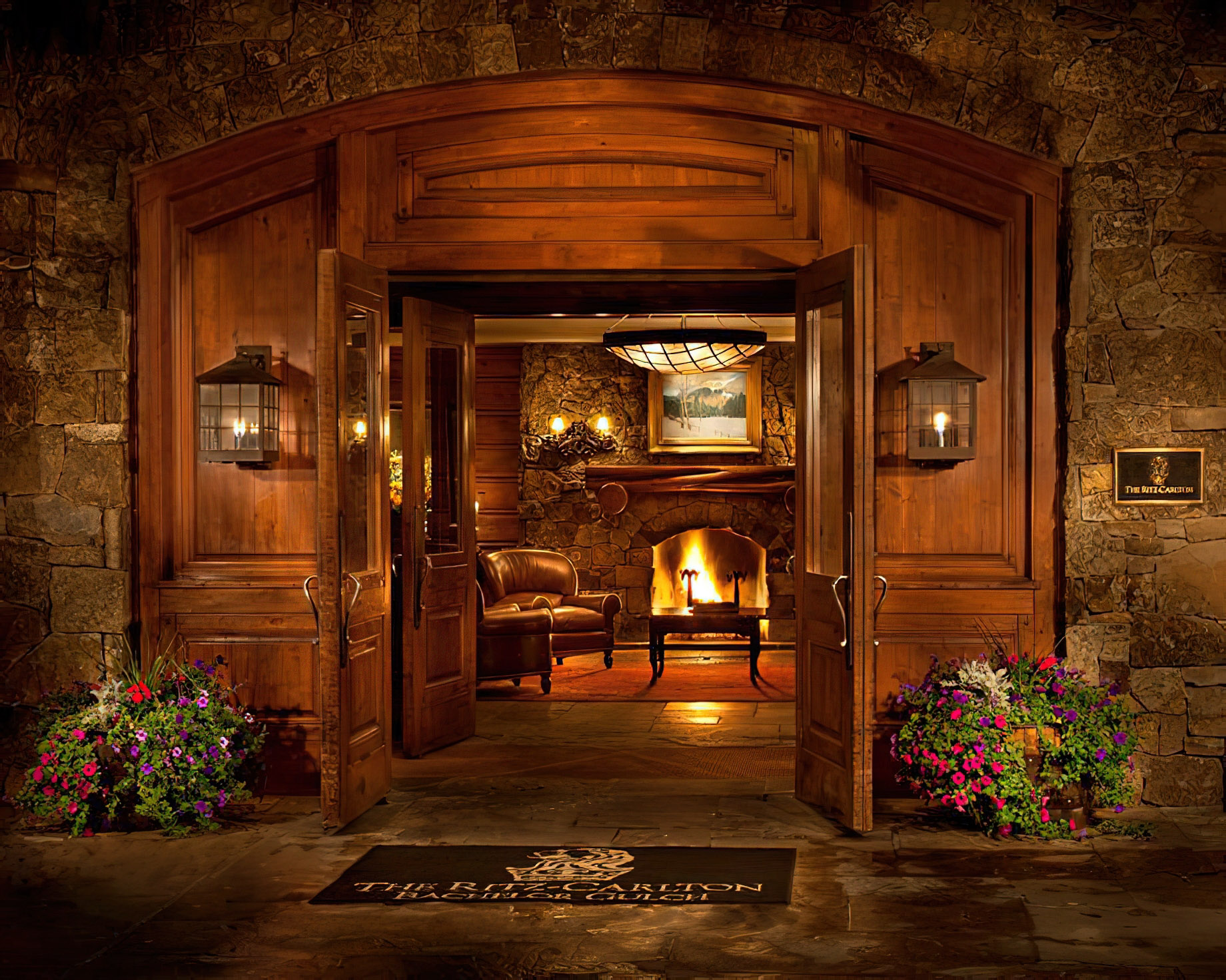 The Ritz-Carlton, Bachelor Gulch Resort – Avon, CO, USA – Entrance Night