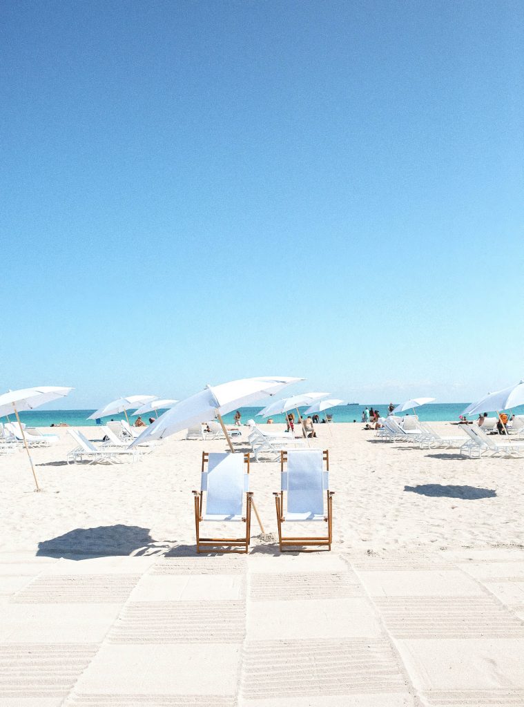The Ritz-Carlton, South Beach Hotel - Miami Beach, FL, USA - Beach Lounge Chairs