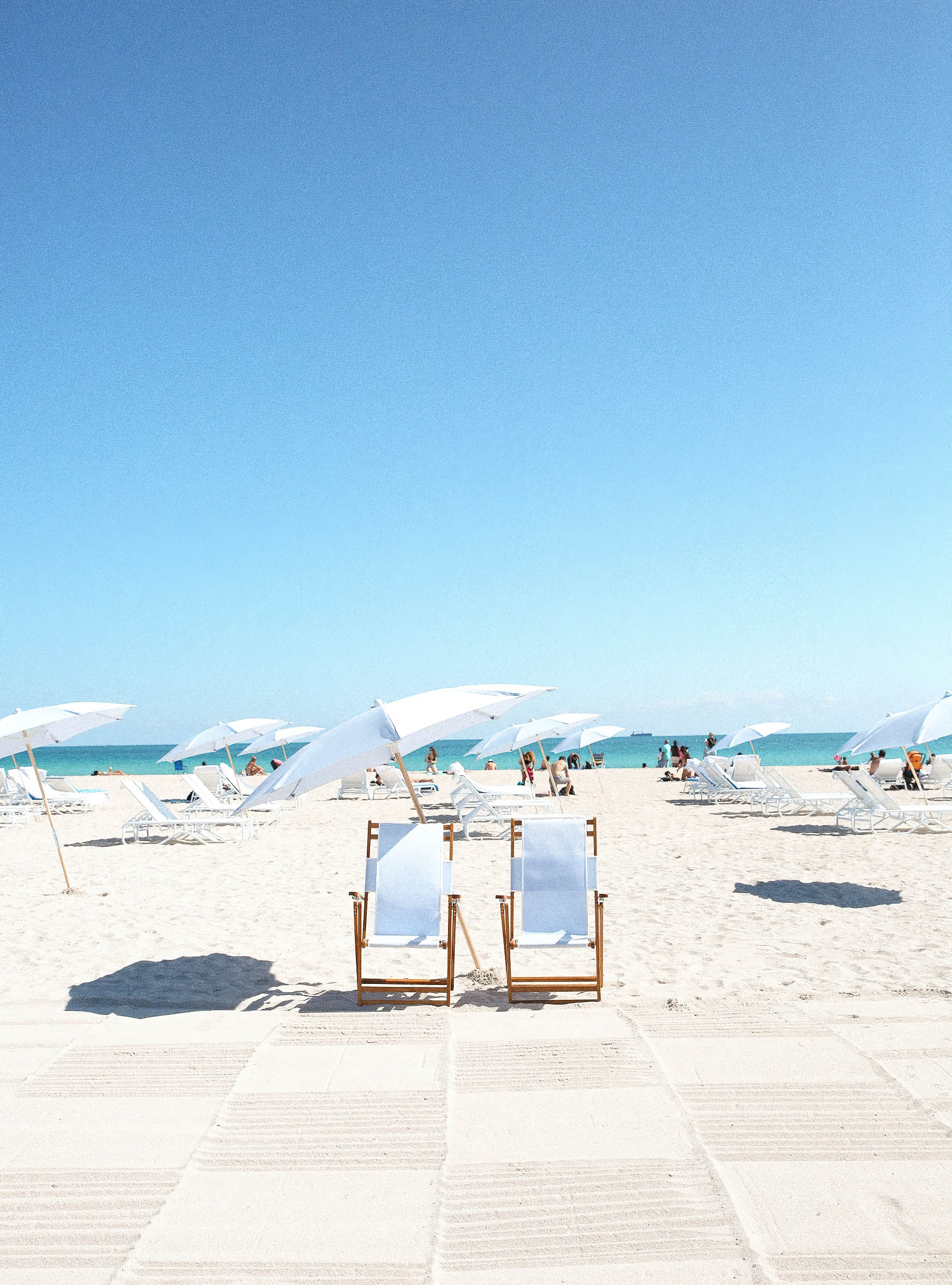 The Ritz-Carlton, South Beach Hotel – Miami Beach, FL, USA – Beach Lounge Chairs