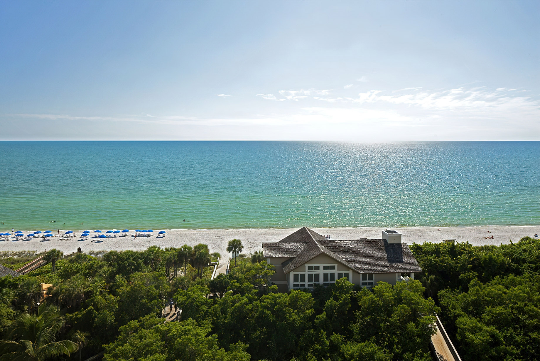 The Ritz-Carlton, Naples Resort - Naples, FL, USA - Beach House Aerial View