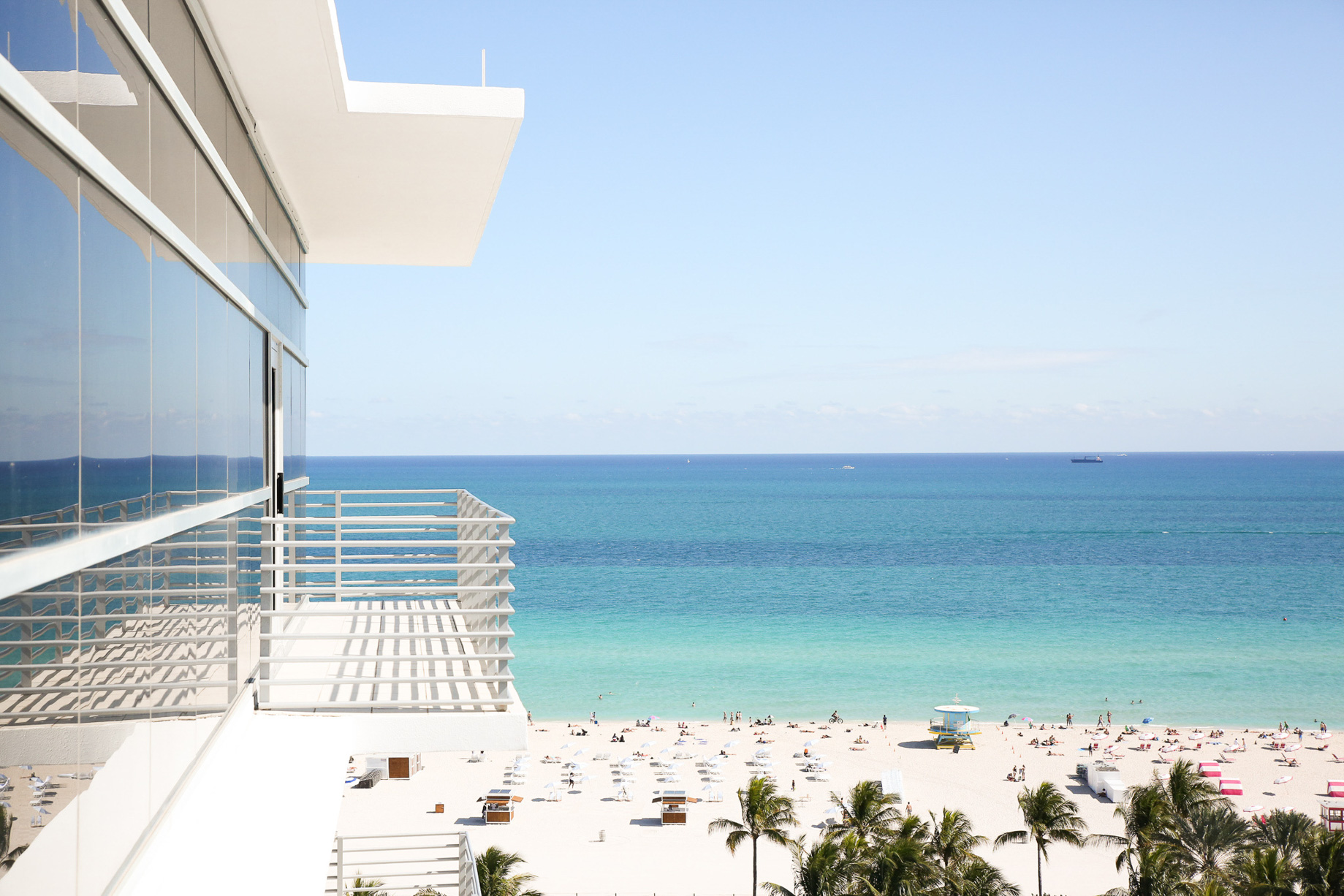 The Ritz-Carlton, South Beach Hotel – Miami Beach, FL, USA – Beach and Ocean View Balcony
