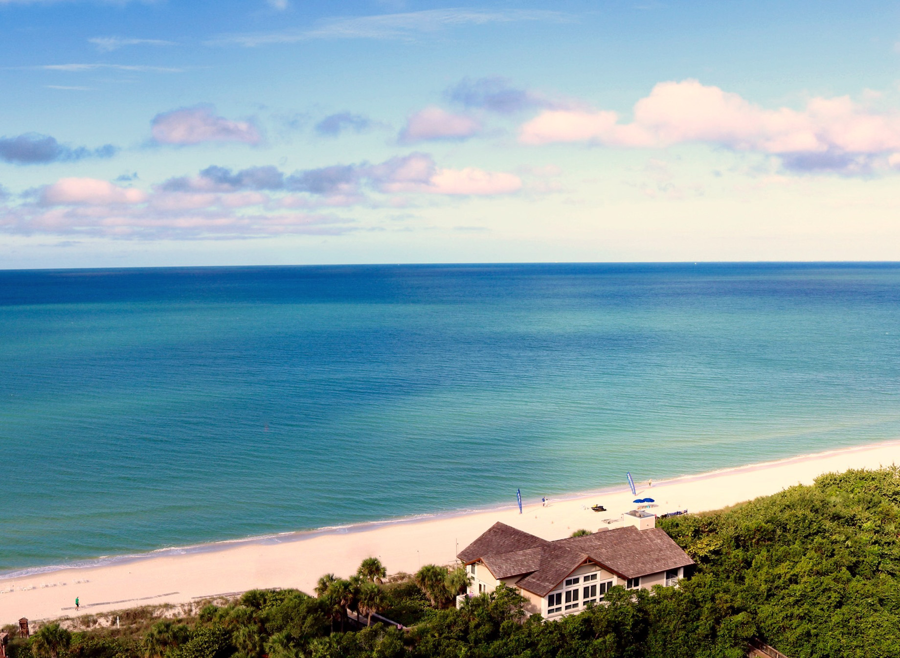 The Ritz-Carlton, Naples Resort - Naples, FL, USA - Beach House Aerial View
