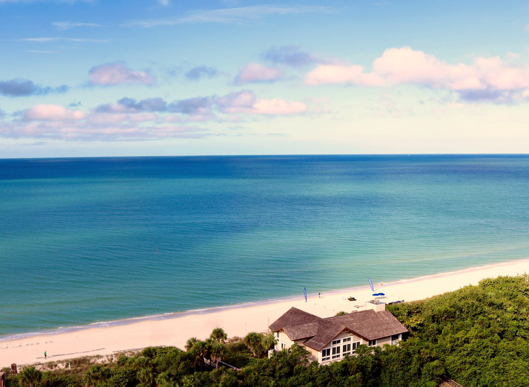 The Ritz-Carlton, Naples Resort – Naples, FL, USA – Beach House Aerial View