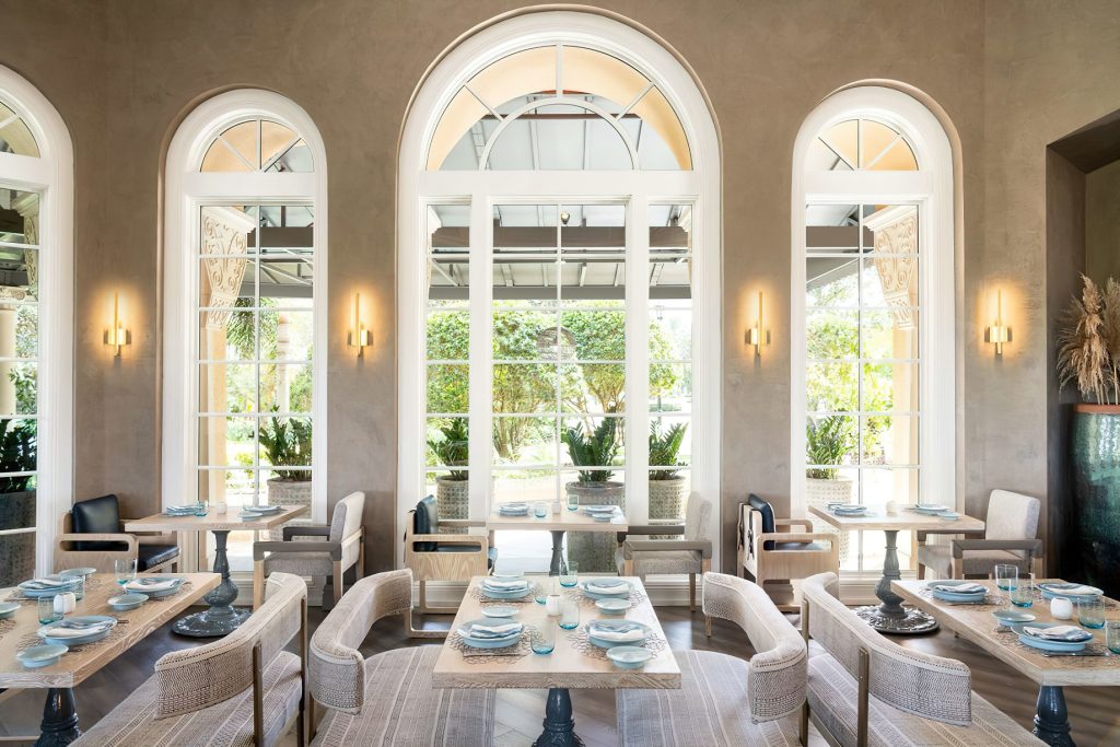 The Ritz-Carlton Orlando, Grande Lakes Resort - Orlando, FL, USA - Knife and Spoon Steak & Seafood Restaurant Seating