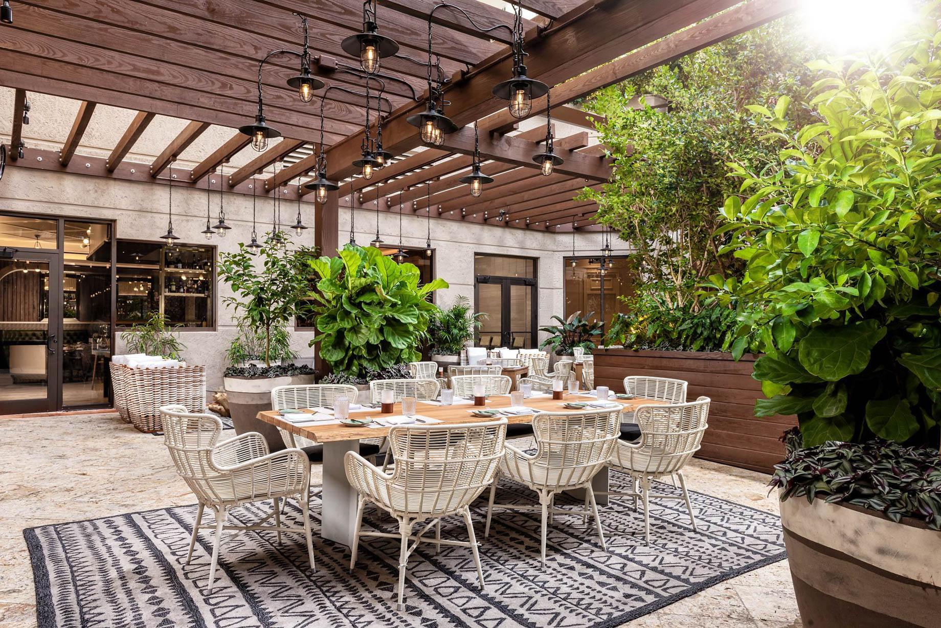 The Ritz-Carlton Coconut Grove, Miami Hotel – Miami, FL, USA – Isabelle’s Grill Room & Garden Restaurant