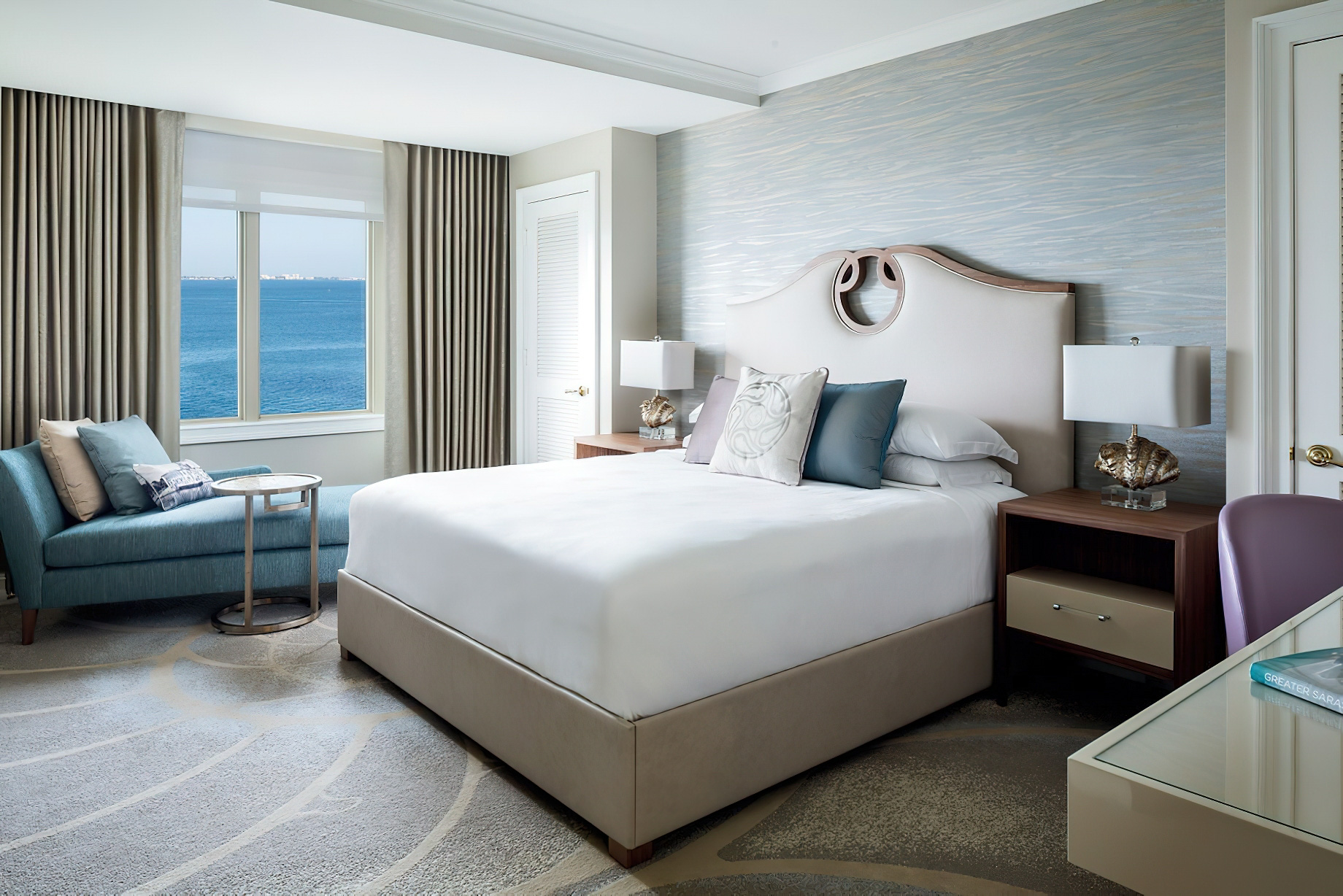 The Ritz-Carlton, Sarasota Hotel – Sarasota, FL, USA – Club Bay View Suite Bedroom