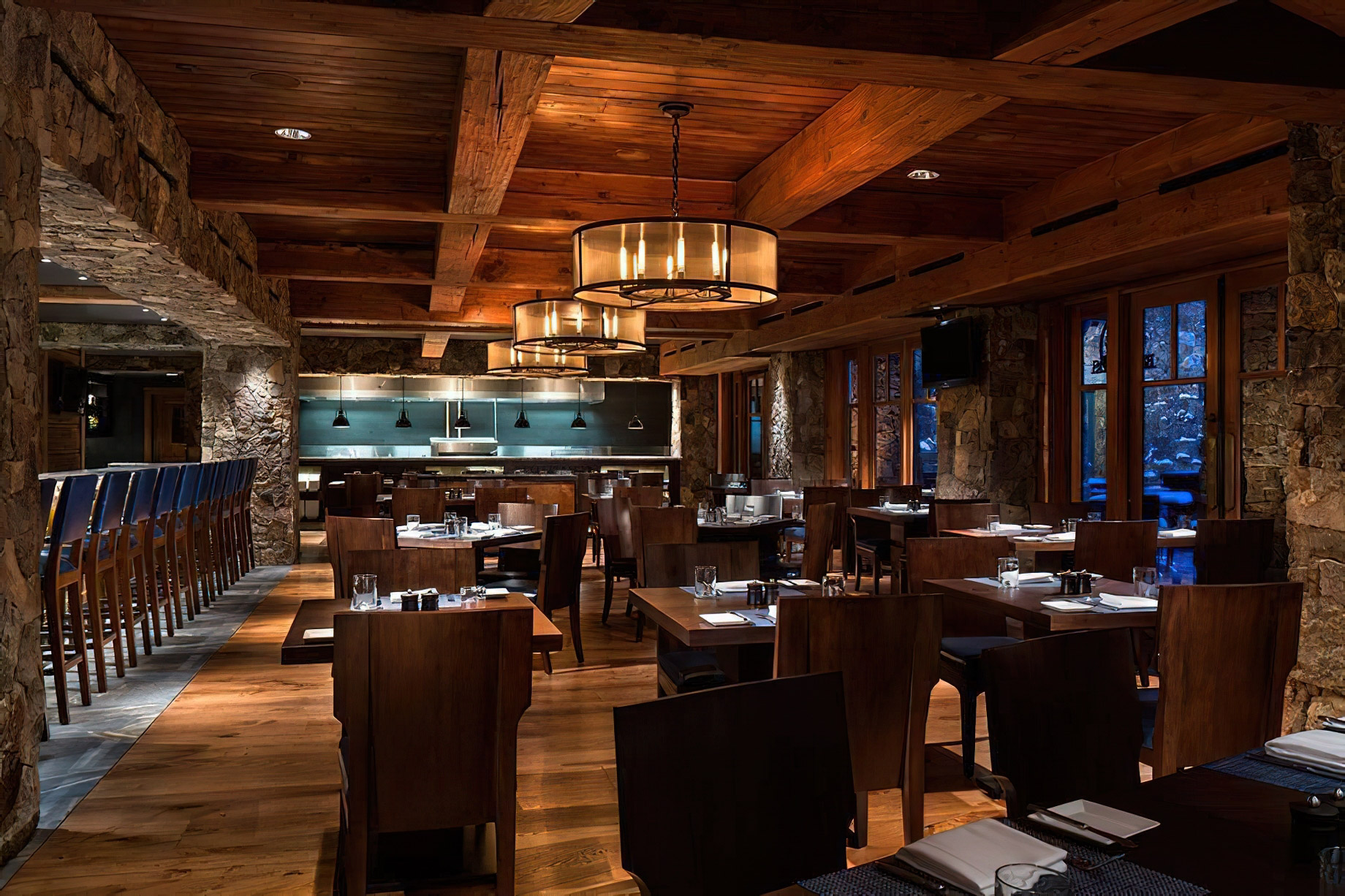 The Ritz-Carlton, Bachelor Gulch Resort – Avon, CO, USA – Buffalos Bar & Restaurant Interior