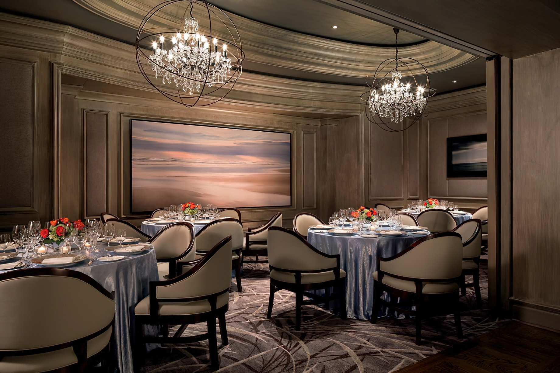 The Ritz-Carlton, Naples Resort – Naples, FL, USA – The Grill Reataurant Tables