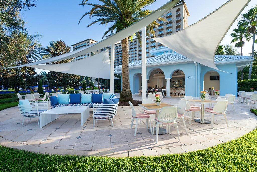 The Ritz-Carlton Orlando, Grande Lakes Resort - Orlando, FL, USA - Bleu Restaurant Patio
