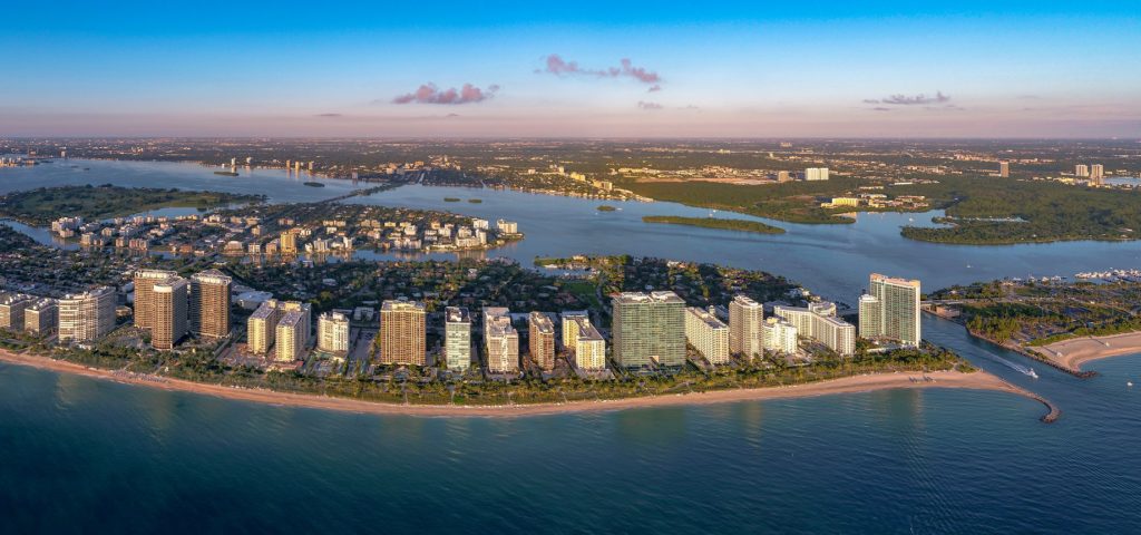 The Ritz-Carlton Bal Harbour, Miami Resort - Bal Harbour, FL, USA - Beach Aerial View