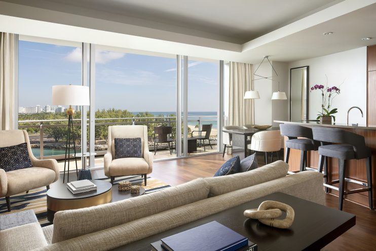 The Ritz-Carlton Bal Harbour, Miami Resort - Bal Harbour, FL, USA - Partial Ocean View 1 Bedroom Suite