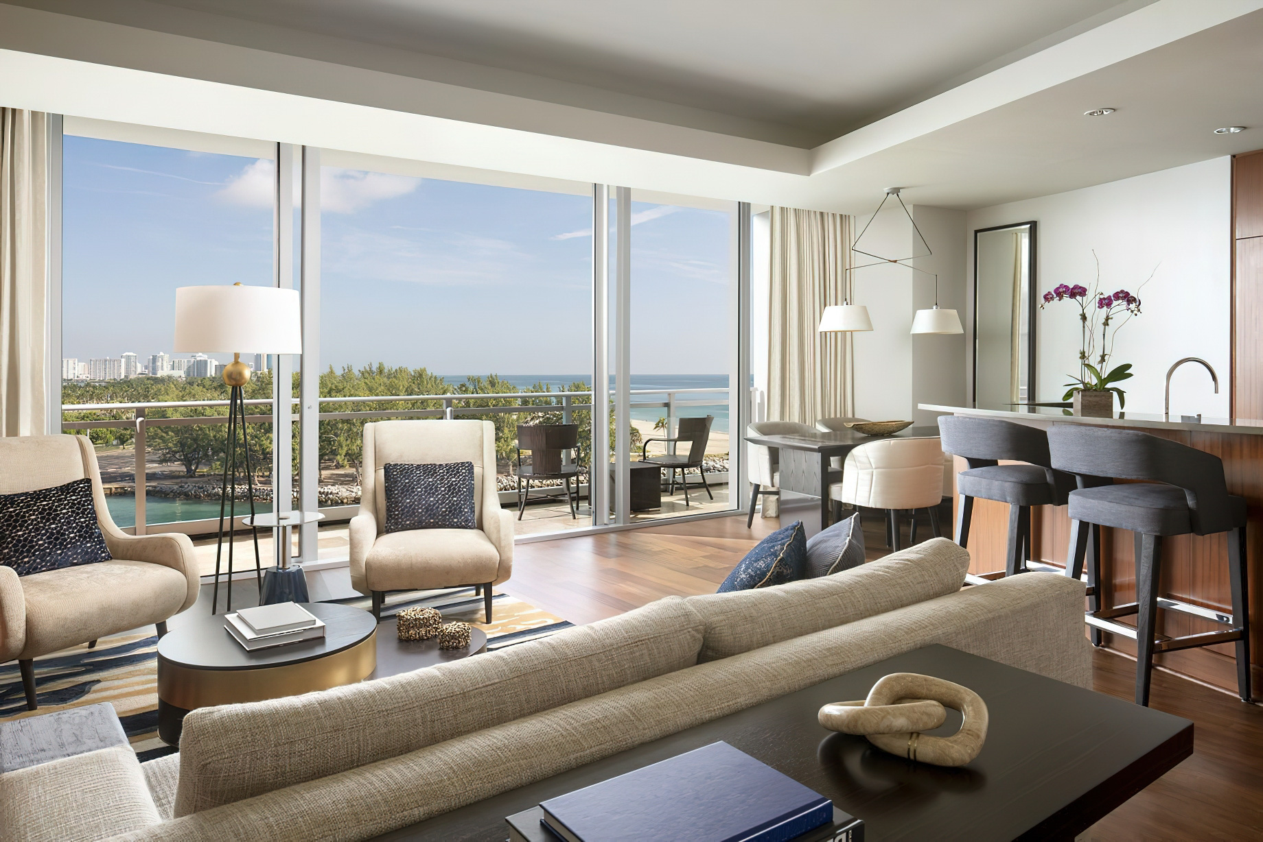 The Ritz-Carlton Bal Harbour, Miami Resort – Bal Harbour, FL, USA – Partial Ocean View 1 Bedroom Suite